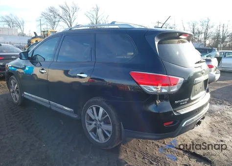 2014 Nissan Pathfinder Platinum из США, поврежденный, VIN 5N1AR2MM7EC677468